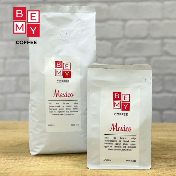 Кава в зернах BEMY Coffee Mexico | 1 кг (МОНОАРАБІКА) 1854844303 фото