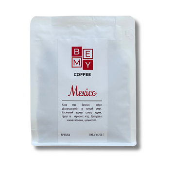Кава в зернах BEMY Coffee Mexico | 250 г (МОНОАРАБІКА) 1855476088 фото