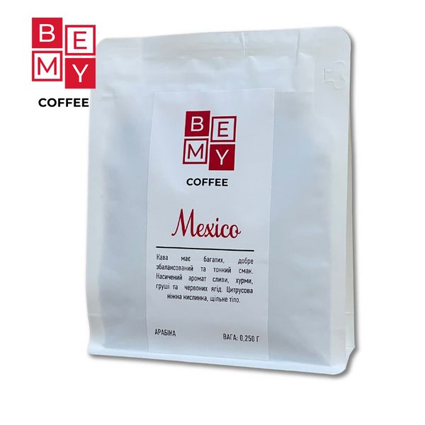 Кофе в зернах BEMY Coffee Mexico | 250 г (АРАБІКА) 1855476088 фото