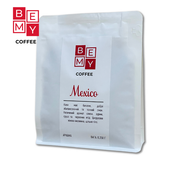 Кава в зернах BEMY Coffee Mexico | 250 г (МОНОАРАБІКА) 1855476088 фото