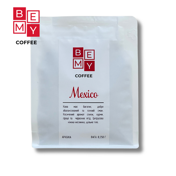 Кава в зернах BEMY Coffee Mexico | 250 г (МОНОАРАБІКА) 1855476088 фото