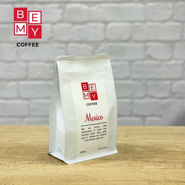 Кава в зернах BEMY Coffee Mexico | 250 г (МОНОАРАБІКА) 1855476088 фото