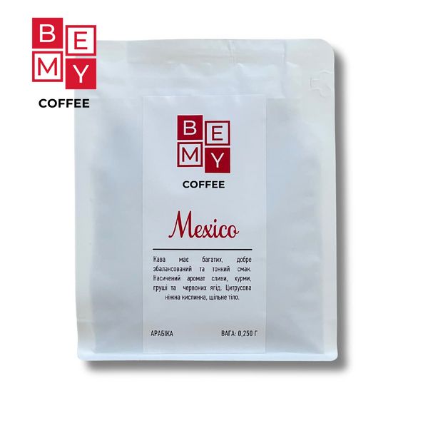 Кофе в зернах BEMY Coffee Mexico | 250 г (АРАБІКА) 1855476088 фото