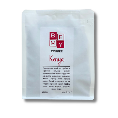 Кава в зернах BEMY Coffee Kenya | 250 г (МОНОАРАБІКА) 1855477182 фото