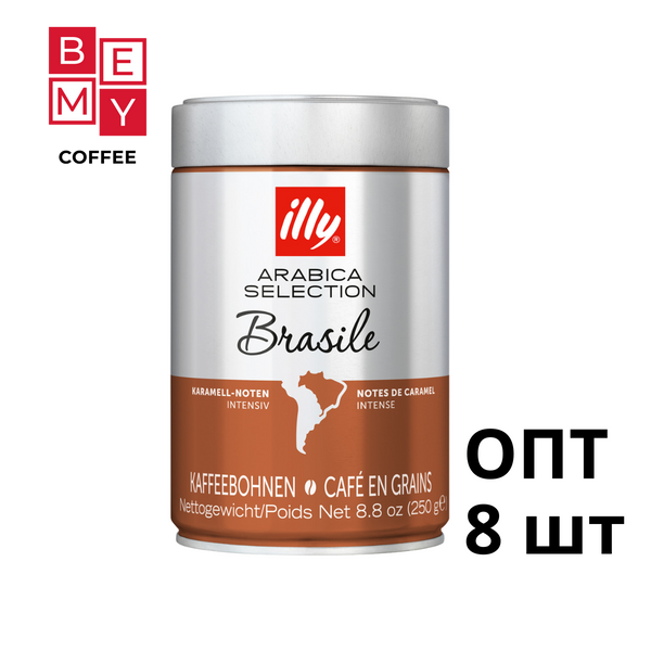 Кава ILLY Brasile в зернах з/б 250 г опт 10958445106 фото