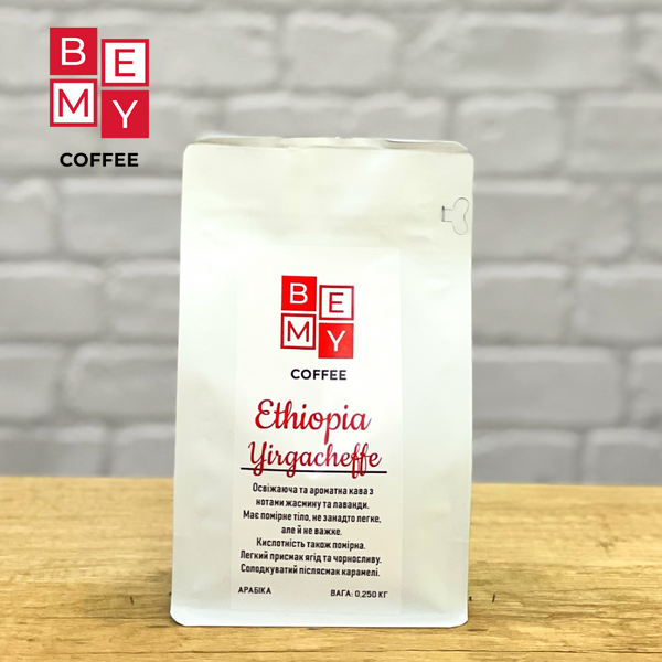 Кава мелена BEMY Coffee Ethiopia Yirgacheffe | 250 г (АРАБІКА) 1855489395 фото