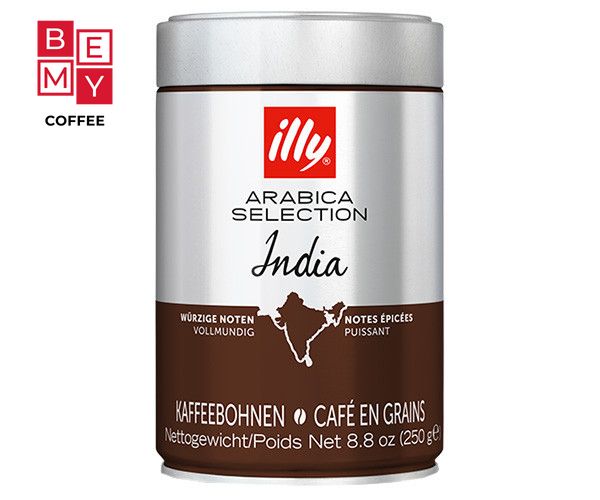 Кава Іллі ILLY Індія India в зернах з/б | 250 г 1698599034 фото