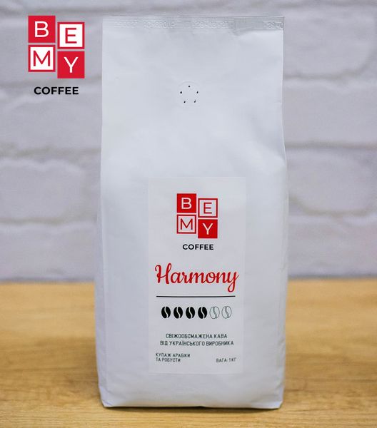 Кава в зернах BEMY Coffee Harmony | 1 кг 1406342943 фото