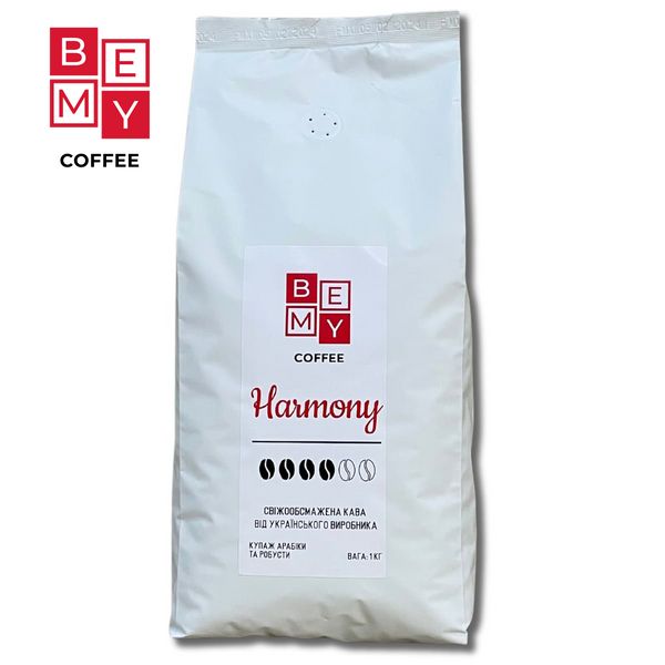 Кава в зернах BEMY Coffee Harmony | 1 кг 1406342943 фото