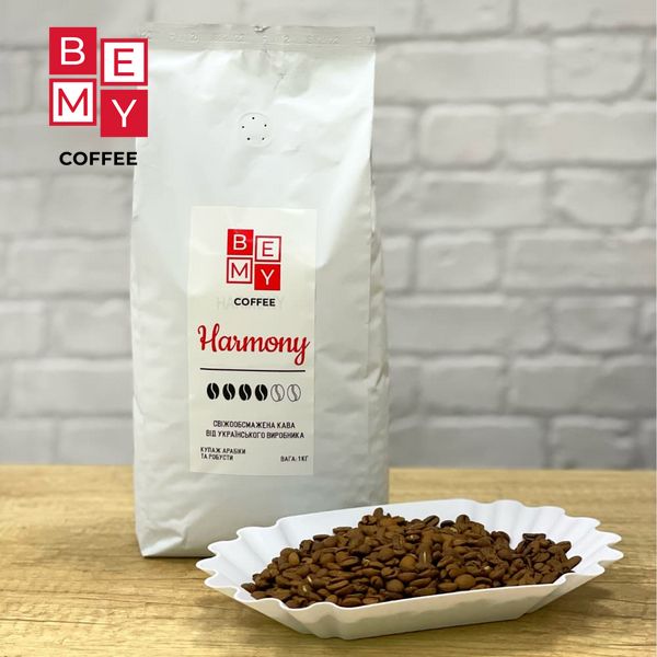 Кава в зернах BEMY Coffee Harmony | 1 кг 1406342943 фото