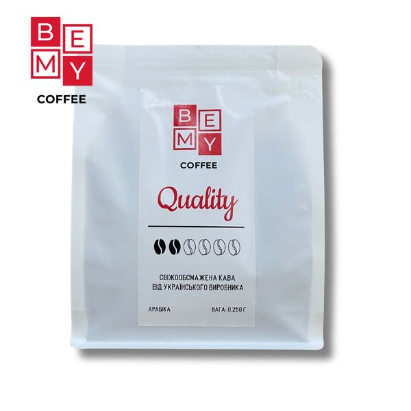 Кофе в зернах BEMY Coffee Quality | 250 г 1406354348 фото