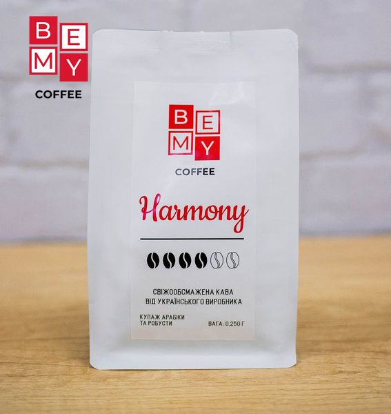 Кофе в зернах BEMY Coffee Harmony | 250 г 1406361980 фото