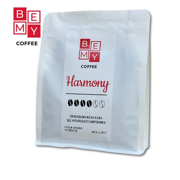 Кофе в зернах BEMY Coffee Harmony | 250 г 1406361980 фото