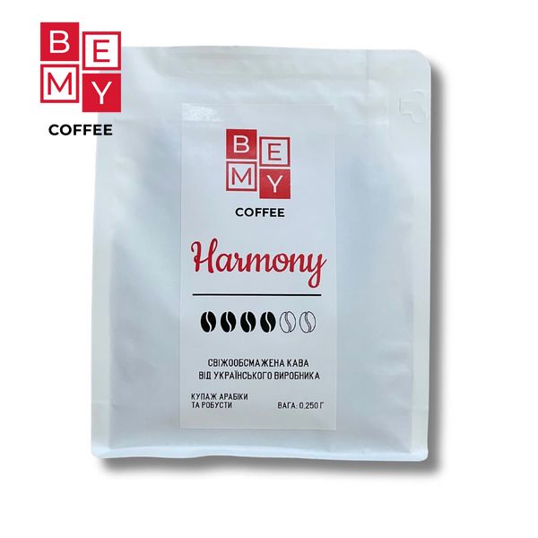 Кофе в зернах BEMY Coffee Harmony | 250 г 1406361980 фото