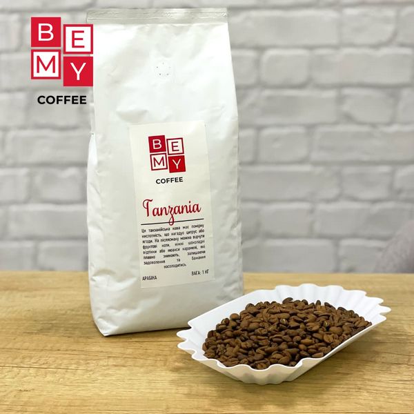 Кофе в зернах BEMY Coffee Tanzania | 1 кг (АРАБІКА) 1900478951 фото