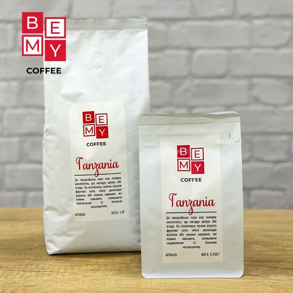 Кофе в зернах BEMY Coffee Tanzania | 1 кг (АРАБІКА) 1900478951 фото