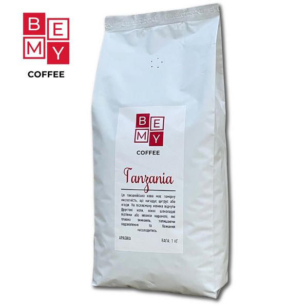 Кофе в зернах BEMY Coffee Tanzania | 1 кг (АРАБІКА) 1900478951 фото