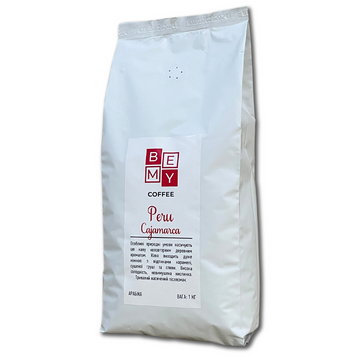 Кава в зернах BEMY Coffee Peru Cajamarca | 1 кг (АРАБІКА) 1900482471 фото