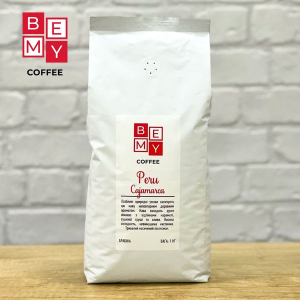 Кофе в зернах BEMY Coffee Peru Cajamarca | 1 кг (АРАБІКА) 1900482471 фото