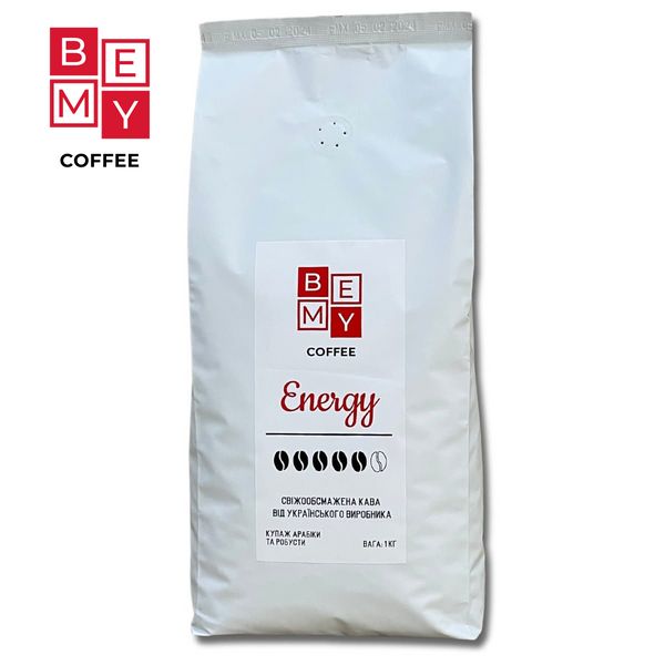 Кава в зернах BEMY Coffee Energy | 1 кг 1098699104 фото