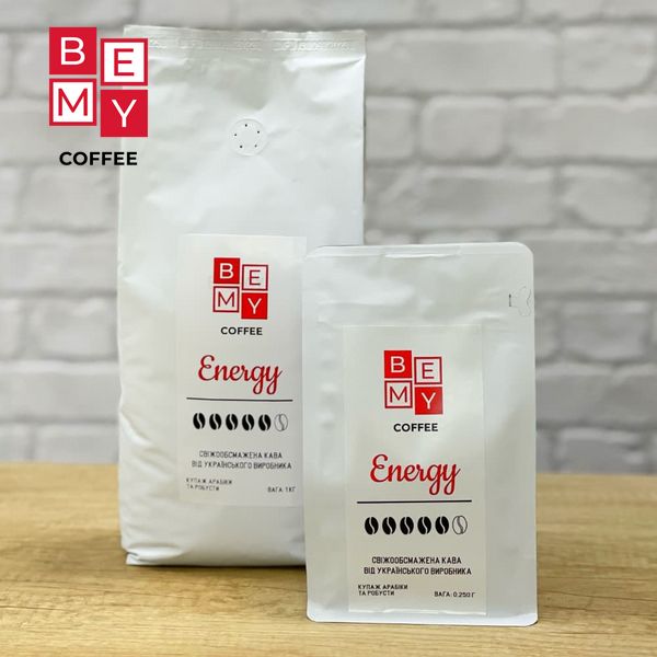 Кава в зернах BEMY Coffee Energy | 1 кг 1098699104 фото