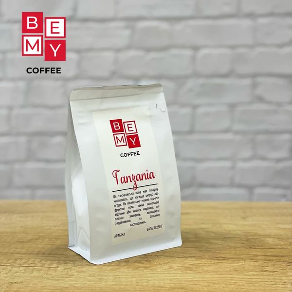 Кофе в зернах BEMY Coffee Tanzania | 250 г (АРАБІКА) 1900498967 фото