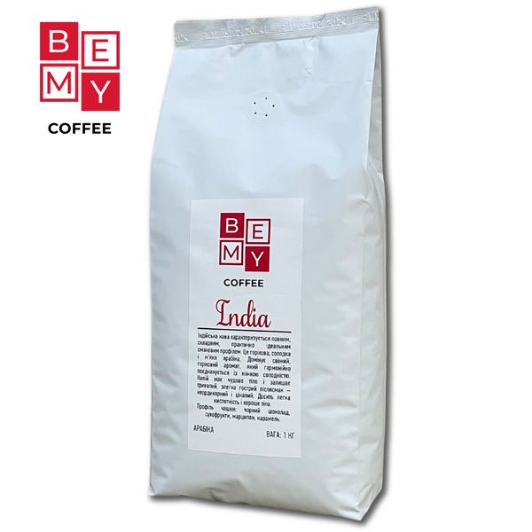 Кофе в зернах BEMY Coffee India | 1кг 10986977071 фото