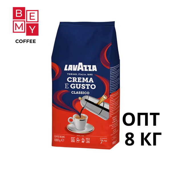 Кава Lavazza Crema e Gusto Classico в зернах 1 кг 1295738218112 фото