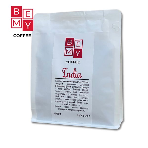 Кофе в зернах BEMY Coffee India  | 250г 14063543481 фото