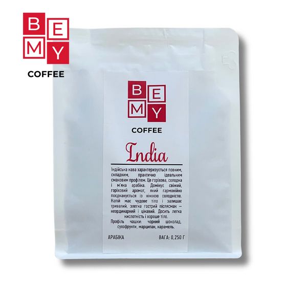 Кофе в зернах BEMY Coffee India  | 250г 14063543481 фото