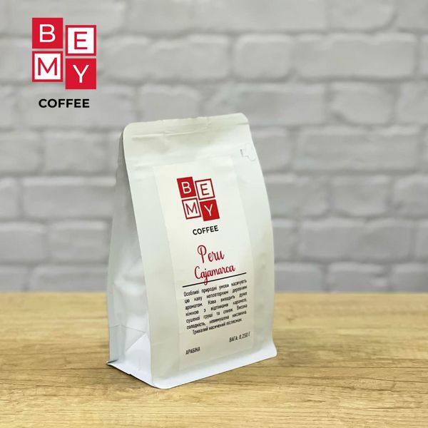 Кофе в зернах BEMY Coffee Peru Cajamarca | 250 г (АРАБІКА) 1900508554 фото