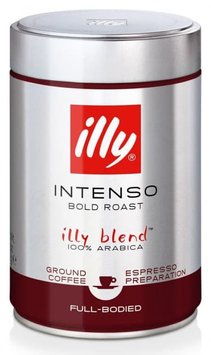 Кава Іллі ILLY dark Intenso мелена з/б 250 г 518 фото