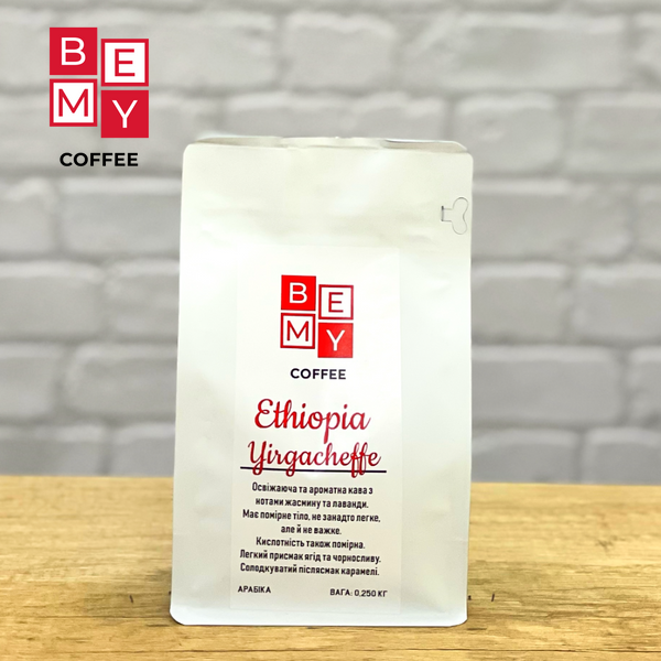 Кава мелена BEMY Coffee Ethiopia Yirgacheffe | 250 г для заварювання в крапельній кавоварці 1855489392 фото