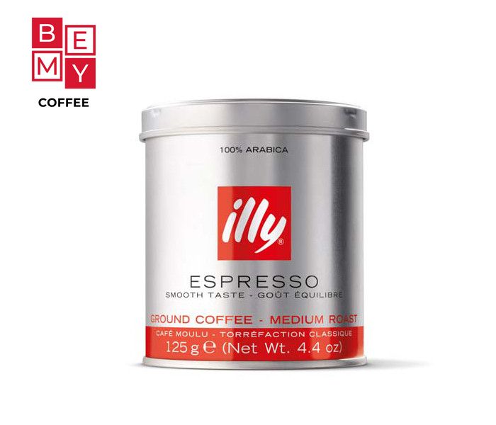 Кава Іллі ILLY normal Classico Espresso мелена ж/б 125 г 128 фото