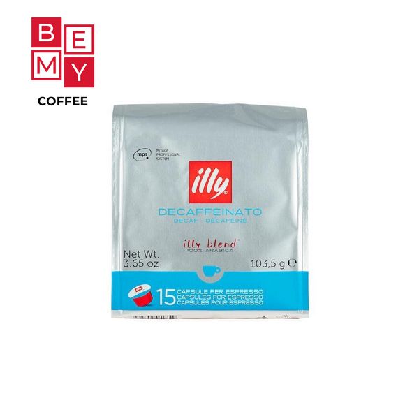 Кава Іллі ILLY decafeine Без кофеїну в капсулах MPS 15 капсул по 6.9 г 132 фото