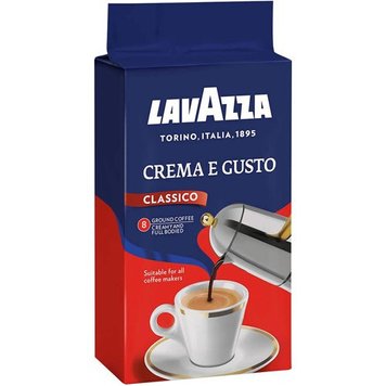 Кава Лавацца Lavazza Crema e gusto Classico Крема е Густо Класико мелена 250 г  1298585597 фото