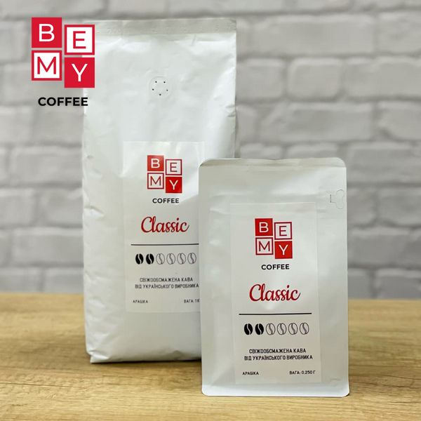 Кофе в зернах BEMY Coffee Classic | 1 кг (АРАБІКА) 1854786266 фото