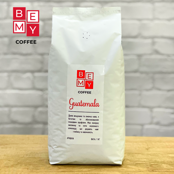 Кава в зернах BEMY Coffee Guatemala | 1 кг (МОНОАРАБІКА) 1854805202 фото