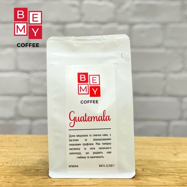 Кофе в зернах BEMY Coffee Guatemala | 250 г (АРАБІКА) 1855472259 фото