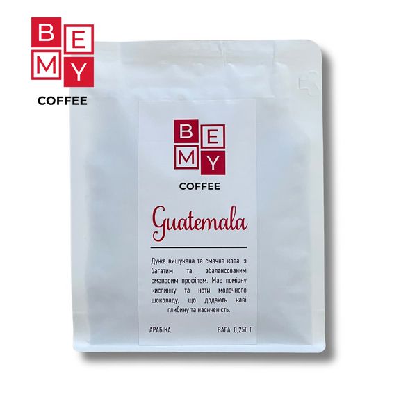 Кофе в зернах BEMY Coffee Guatemala | 250 г (АРАБІКА) 1855472259 фото