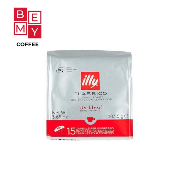 Кофе Илли ILLY normal Classico Espresso в капсулах MPS | 15 капсул по 6.9 г 134 фото